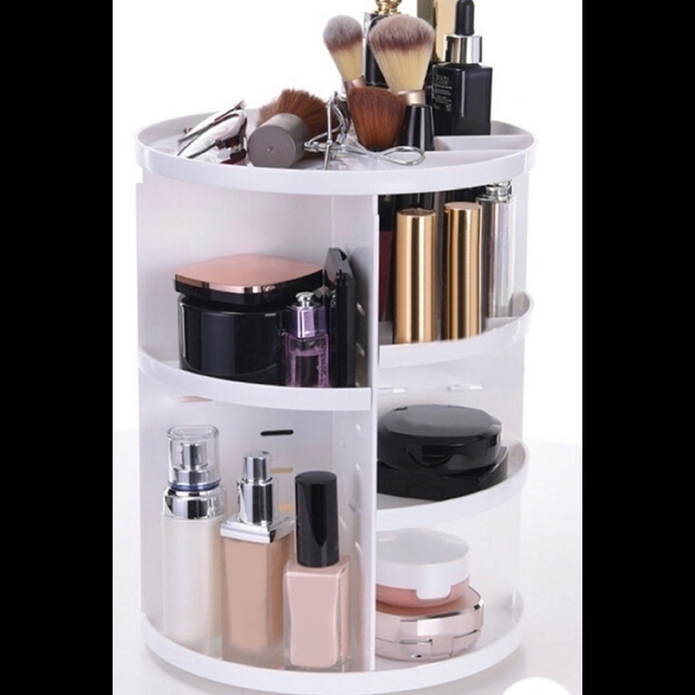 Makeup 360 Rotating tiered makeup storage